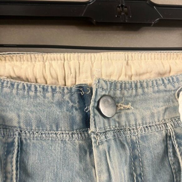 Free People We The Free South Bay Utility Cargo Jeans XS NEW - Picture 6 of 7